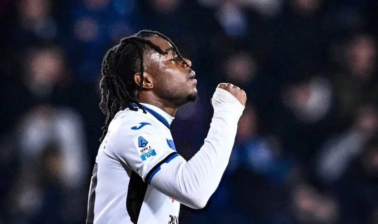 An African footballer on the field