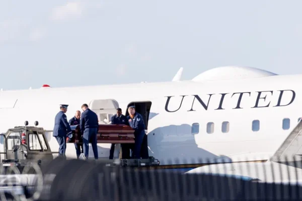 Charlie Kirk's Body Flown On Air Force Two To His Arizona Home