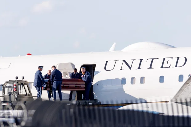Charlie Kirk's Body Flown On Air Force Two To His Arizona Home