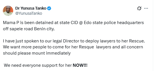 a tweet by Tanko