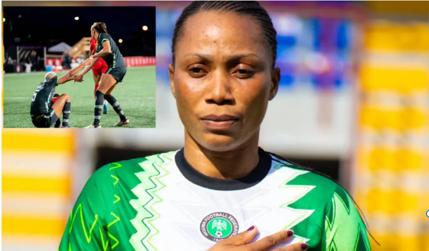 Female football player