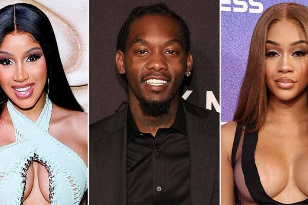 Cardi b Offset and Saweetie