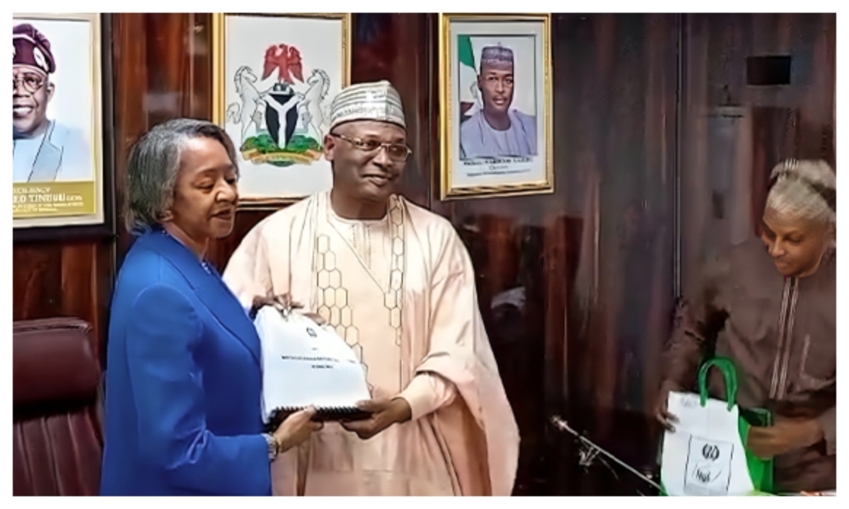 INEC Chairman handing over to May