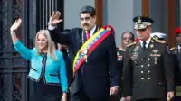 Captured president and his wife