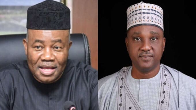 Leaders of Nigeria's National Assembly