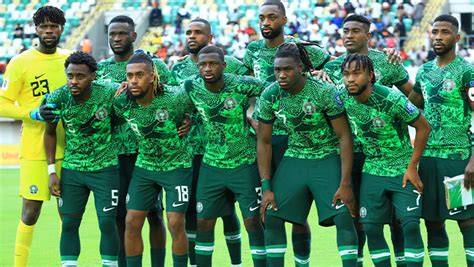 Nigerian Super eagles team in a group picture